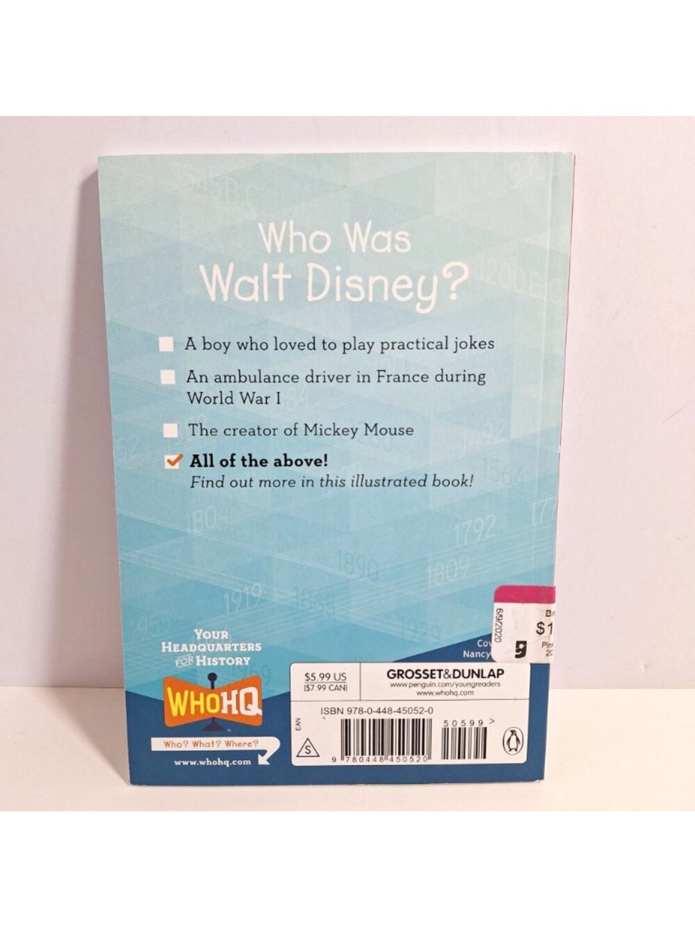 Who Was Series Book Lot Kennedy Lincoln Jane Goodall George Washington Disney - Picture 10 of 10